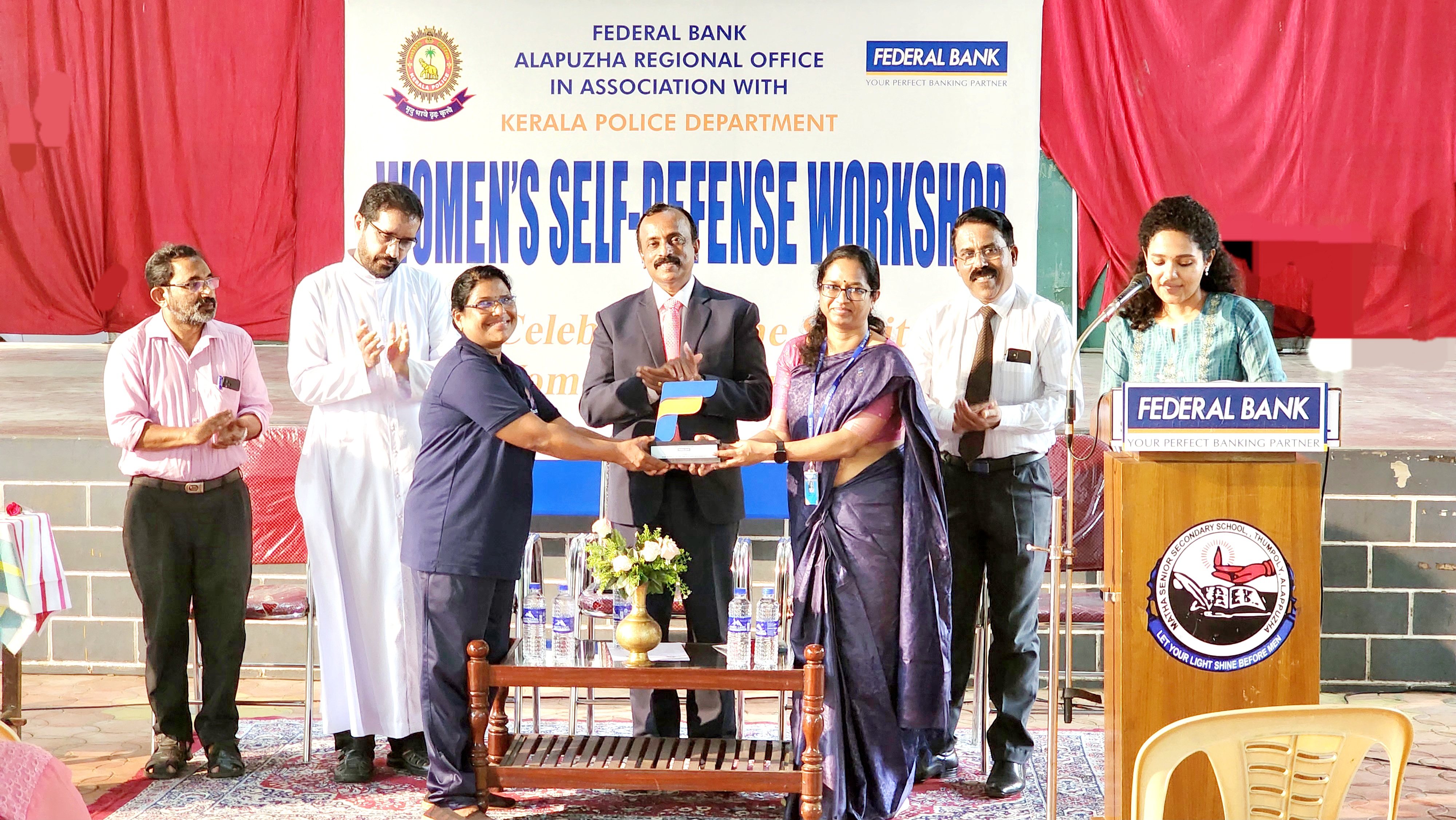 Federal Bank conducts self-defense training for women employees in association with Kerala Police